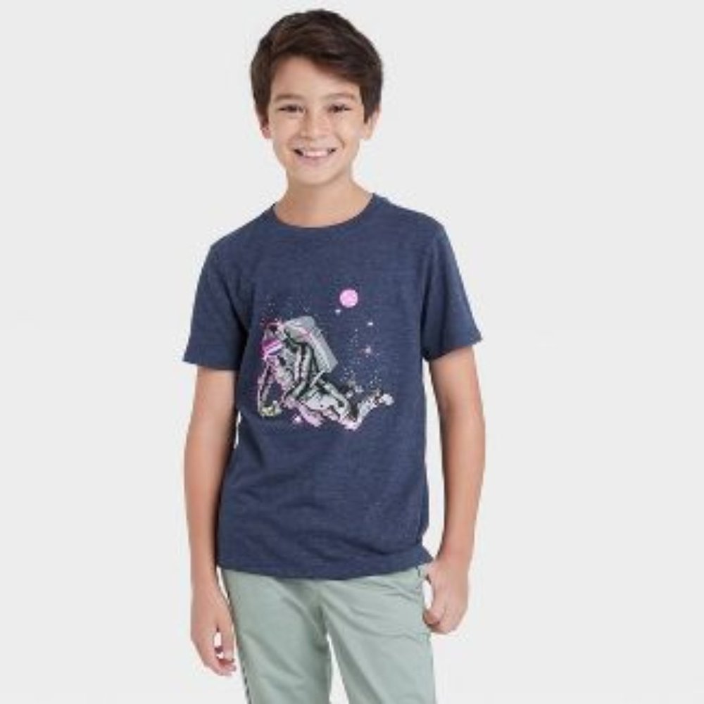 Boys' Astronaut Gamer Graphic Short Sleeve T-Shirt